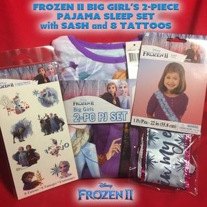 Frozen II BigGirl’s 2Piece PJ SleepSet with Sash